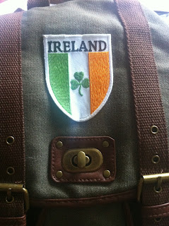 My backpack ready for Ireland!