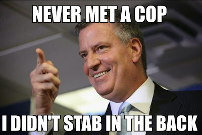 Image result for de blasio meme