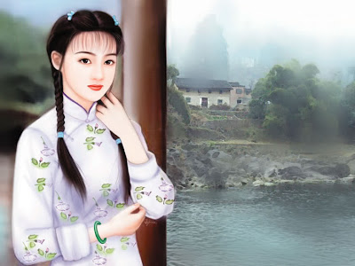 Beautiful Chinese Girls Paintings