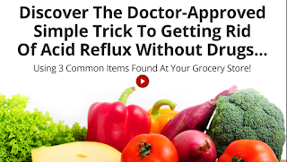 Canadian Seniors Savings created banner image - text reads: Discover the doctor-approved simple tricke to getting rid of acid reflux without drugs  using 3 common items found at your grocery store picture shows a variety of fresh frits and vegetables Banner opens in a new tab
