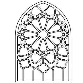 glass painting designs outline
