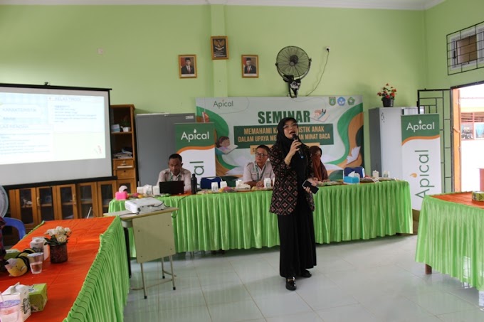 Dukung Budaya Membaca, Apical Gelar Seminar Memahami Karakteristik Anak untuk Meningkatkan Minat Baca