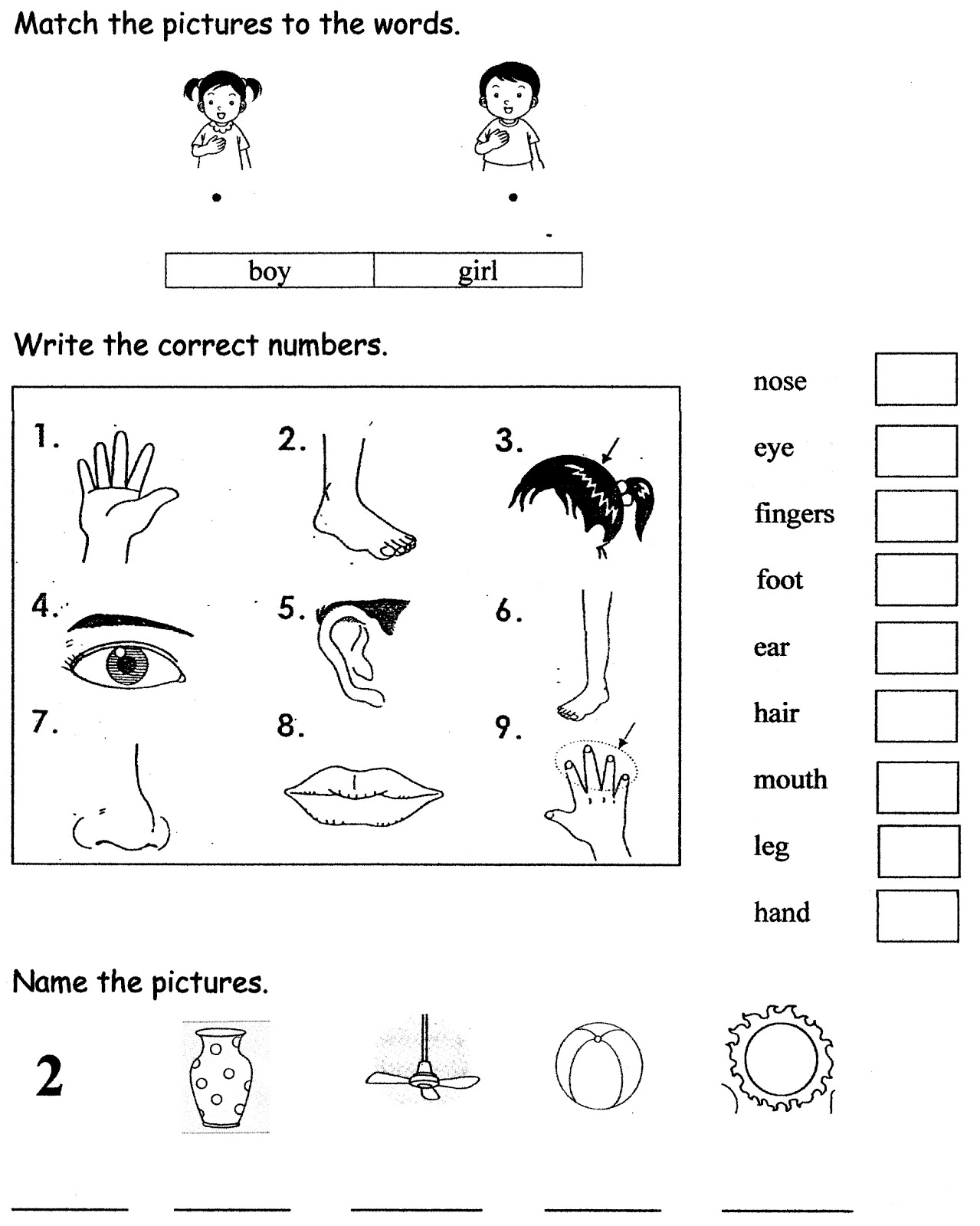 Bersuka ria di Prasekolah : ENGLISH EXERCISES I