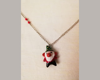 gnomes necklace,noel,christmas