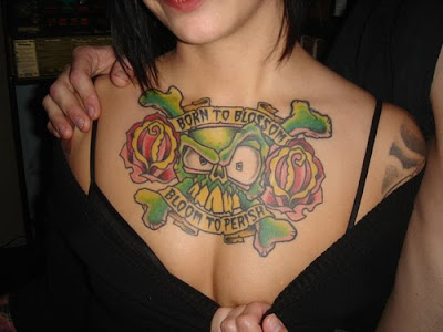 skulls tattoos for girls