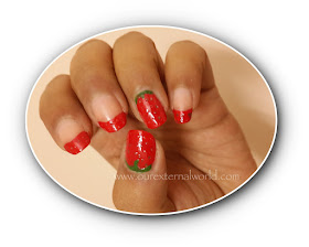 HPB Presents Strawberry Nail Art