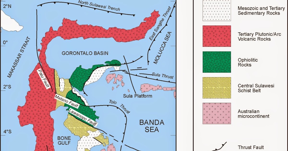 Suara Geologi Fisiografi Pulau Sulawesi 