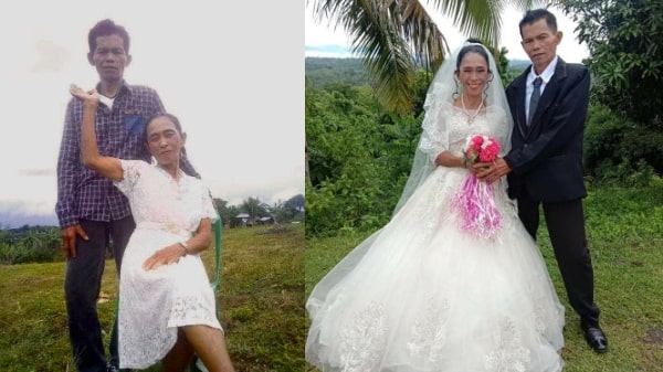 67-year-old woman finally finds love, marries 57-year-old man