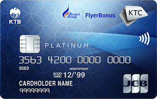 บัตรเครดิต  KTC BANGKOK AIRWAYS JCB PLATINUM