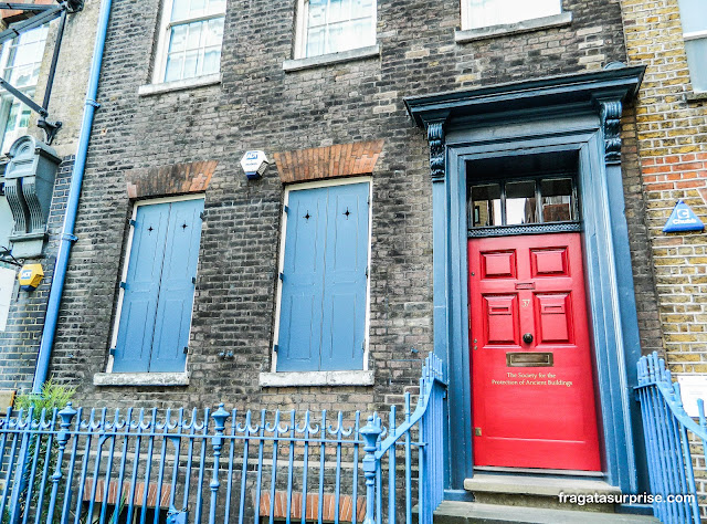 Bairro de Spitalfields em Londres