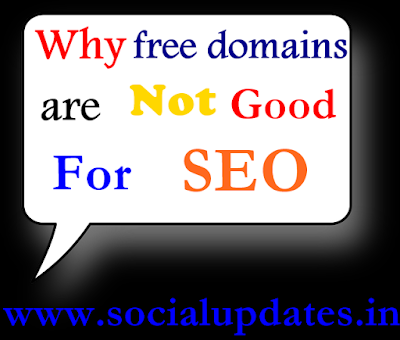 why free domines are not good for seo in hindi