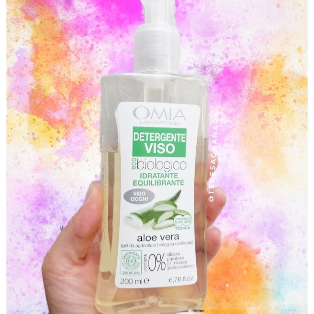 Detergente viso eco-bio all'Aloe Vera OMIA Laboratoires teresagranara