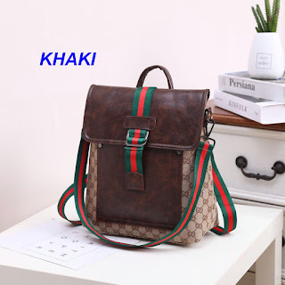 TAS RANSEL WANITA MULTI FUNGSI IMPORT TERBARU BACKPACK CEWEK FASHION MURAH DV3416FS# SEMI PREMIUM