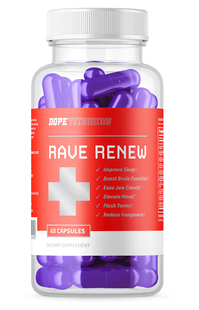 Rave Renew - Dope Vitamins allows you to Rave On and Recover Fast