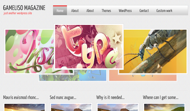 gameliso magazine wordpress theme