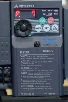 Parameter P7 Mitsubishi D700 drive