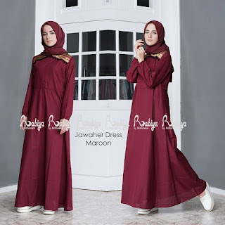 Jawaher Dress Maroon 