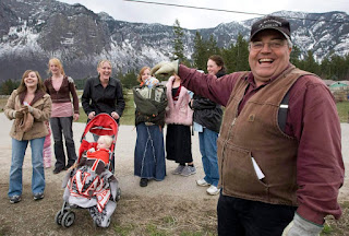 Winston Blackmore, right, the religious leader in the community of Bountiful located near Creston, B.C., was found guilty last July of polygamy. He was married to two dozen women.  (JONATHAN HAYWARD / THE CANADIAN PRESS FILE PHOTO)