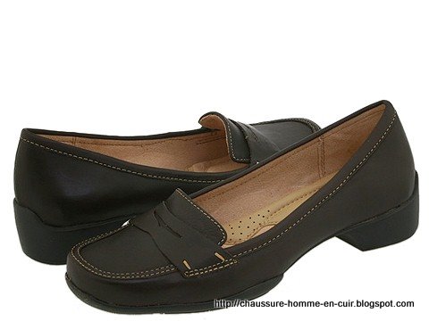Chaussure homme en cuir:homme-634473