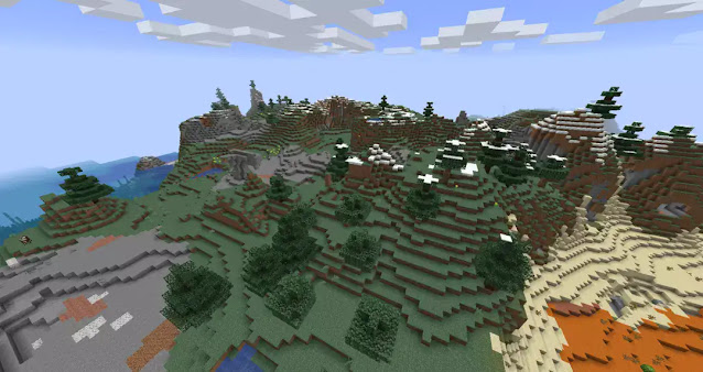 Wooded Mountains Biome