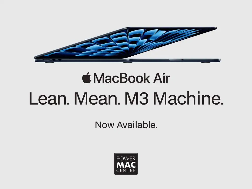 MacBook Air M3, now available in select Power Mac Center and The Loop nationwide