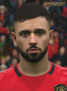 PES 2017 Faces Bruno Fernandes by Love01010100