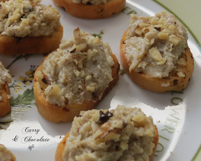 Crema de gorgonzola y nueces - Gorgonzola and walnuts spread