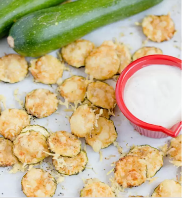 PARMESAN ZUCCHINI CRISPS #healthysnacks