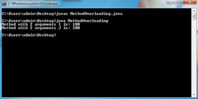 MethodOverloading-2 argument-Output-Javaform