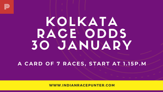 Kolkata Race Odds 30 January