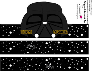 Vader Free Printable Party Hat. 