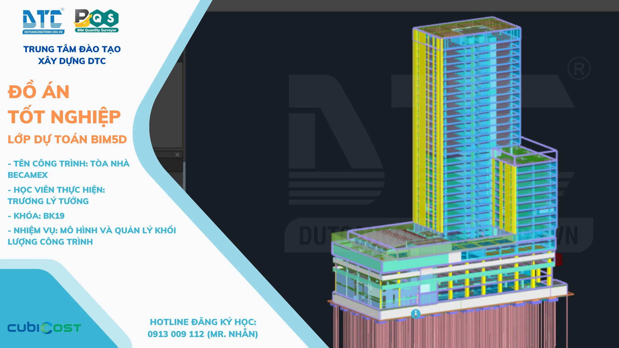 Khóa học dự toán BIM 5D - Cubicost