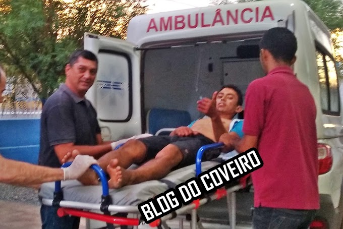 Jovem lesiona o rosto com facão ao ser vitima de acidente de moto em Cocal-PI