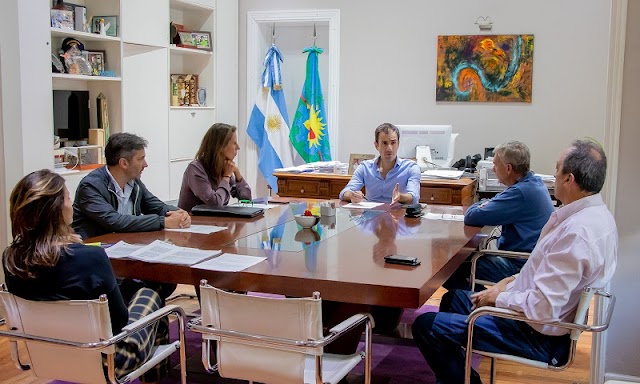 Petrecca recibió al presidente del Concejo Deliberante y a los jefes de ambas bancadas