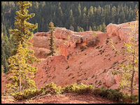 Small Arch in the Distance along the Cascade Falls Trail