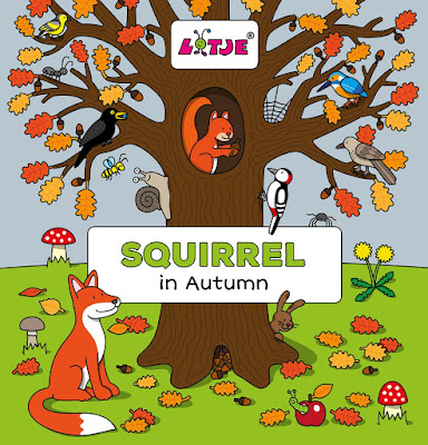 Squirrel in Autumn is a fun "can you find it?" game that will build language skills and color recognition. Great for toddlers and preschoolers!!