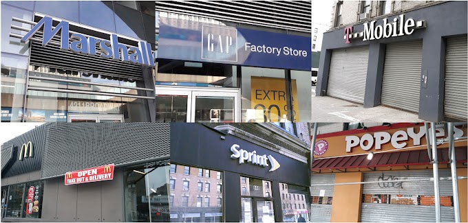 Grandes marcas y corporaciones con tiendas en el Alto Manhattan también sufren golpe del coronavirus