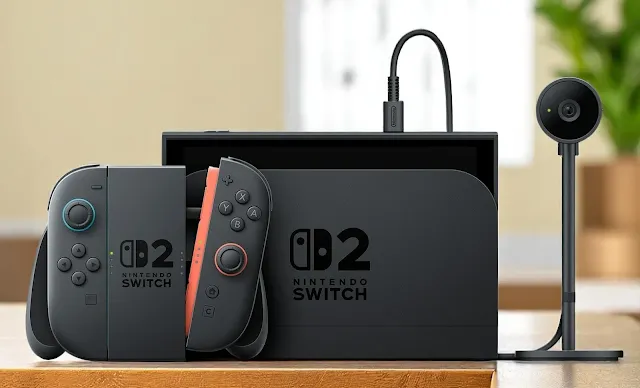 Nintendo Switch 2 in docked mode with 4K TV output