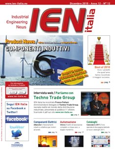 IEN Italia - Dicembre 2010 | CBR 72 dpi | Mensile | Professionisti | Industria | Tecnologia | Meccanica
Da oltre 14 anni, IEN Italia è la fonte affidabile che i decision makers scelgono per la ricerca di nuovi prodotti e soluzioni nel campo industriale.
Dalla prima pubblicazione nel 1999, IEN Italia è cresciuta fino a diventare una risorsa affidabile che i decision makers italiani scelgono per la ricerca di nuovi prodotti e soluzioni nel campo industriale.