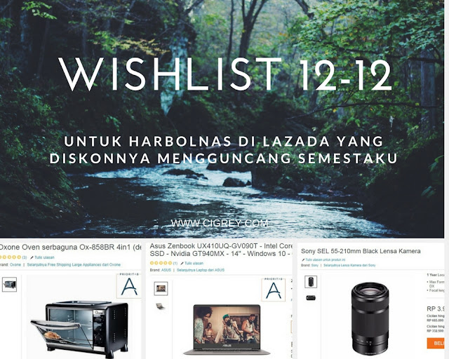 Wishlist untuk Harbolnas di Lazada Yang Diskonnya Mengguncang Semestaku