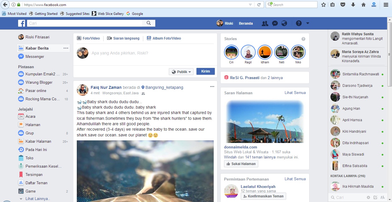 ReeNgan Cara Agar Status  di  Beranda Facebook  Urut dari Status  Terbaru