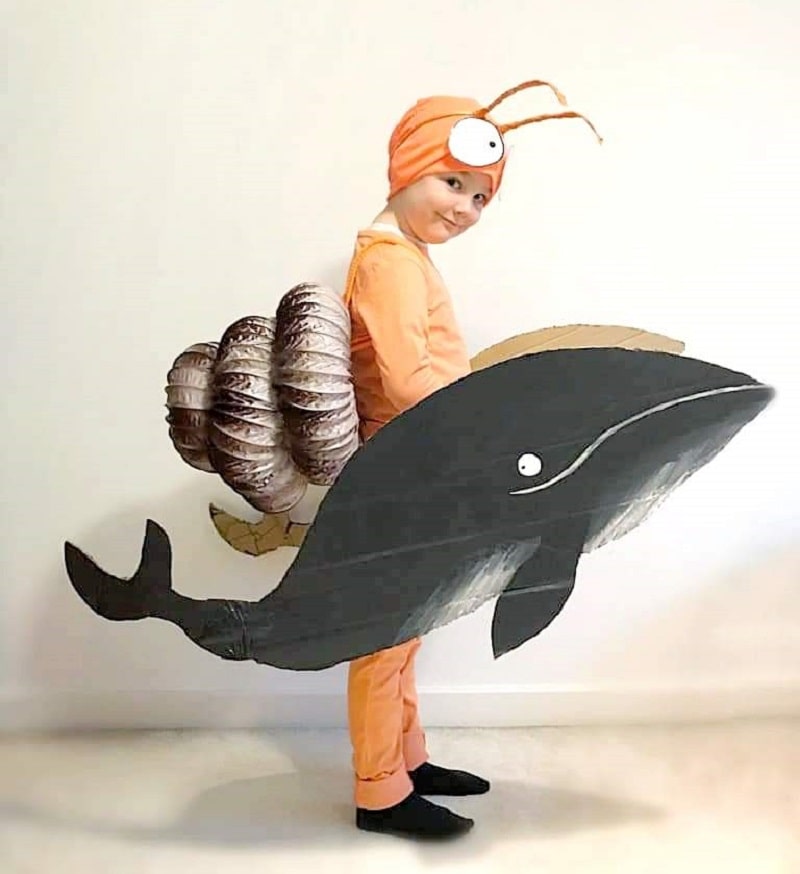 the snail and the whale diy costume