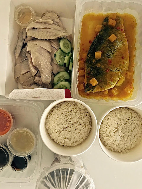 Jew Kit, chicken rice