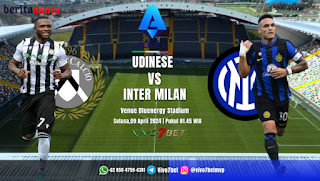 Prediksi Udinese Vs Inter Milan Pertandingan Serie A 2024