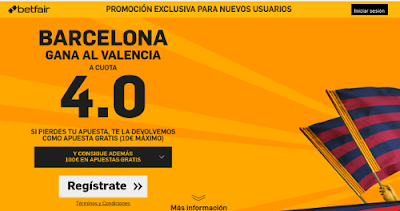 betfair Barcelona gana Valencia cuota 4 Copa 3 febrero