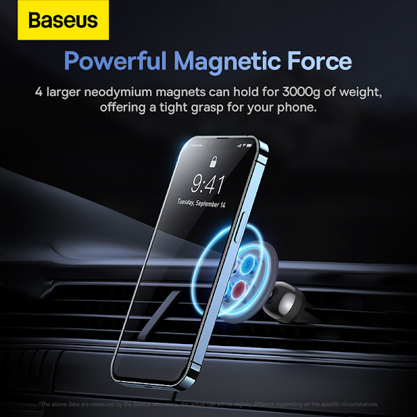Giá Đỡ Điện Thoại Từ Tính 360 Độ Baseus C01 Magnetic Phone Holder - Gắn khe gió