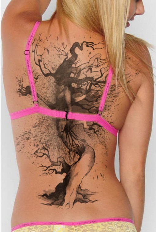 Tree Tattoos Girl Wallpapers