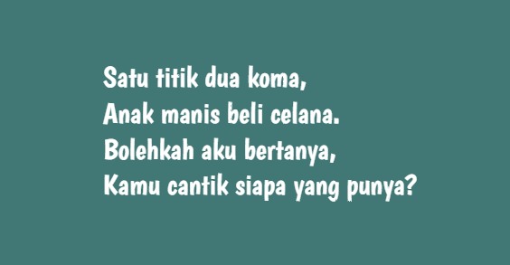 contoh pantun remaja perkenalan