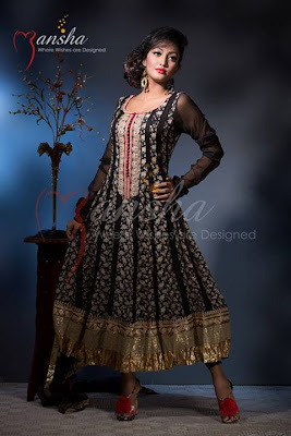 Mansha Designer Eid Ul Fitre Suits 2013 For Girls