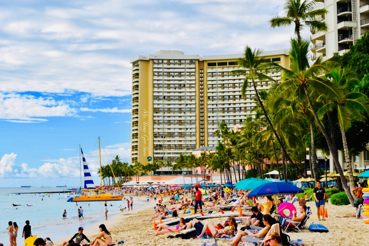 Waikiki, Hawaii, one of the world's most famous beaches | Ms. Toody Goo Shoes